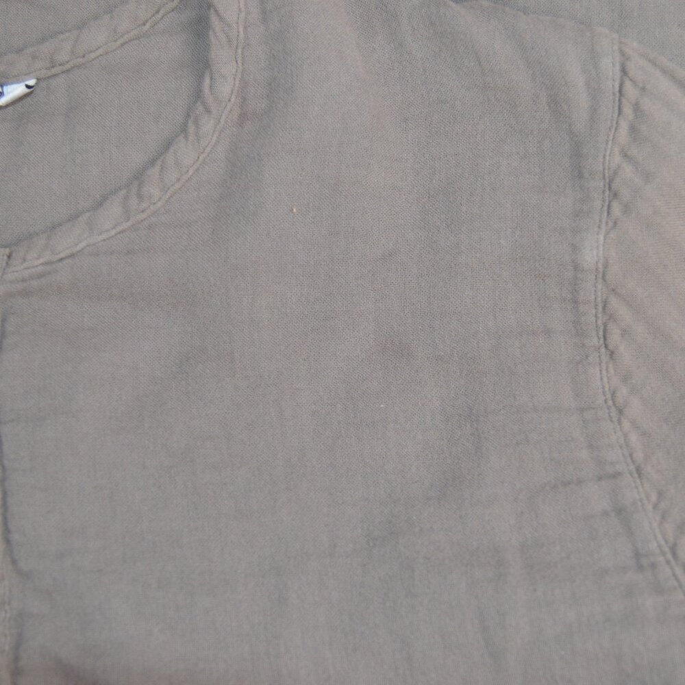 Parachute 100% Cotton Sleep Shirt In Grey Color Womens Sz Large READ Stains - Picture 6 of 12